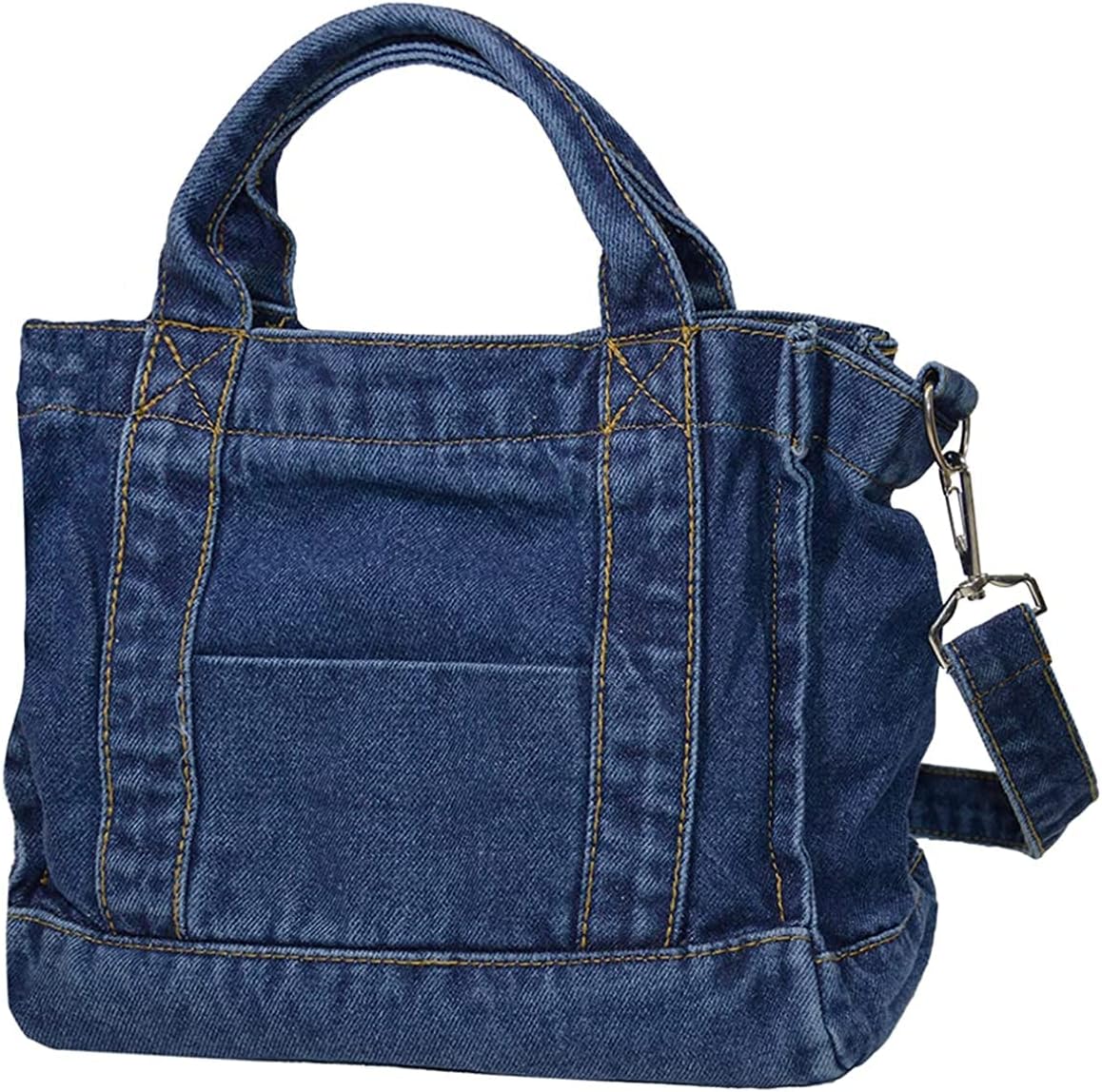 ミニ トートバッグ レディース ショルダーバッグ 2way デニム 軽い マザーズバッグ 通勤 通学 バッグ